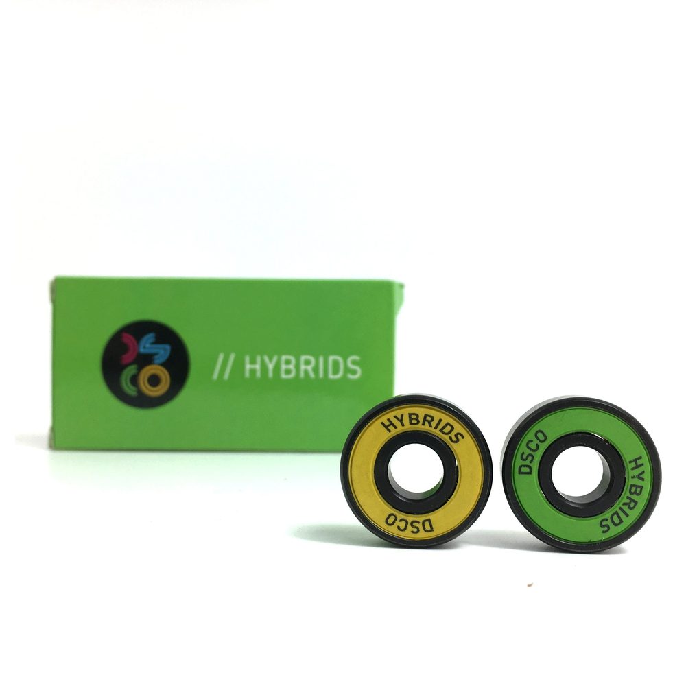 DSCO Bearings Hybrids with Yellow/Green Shields