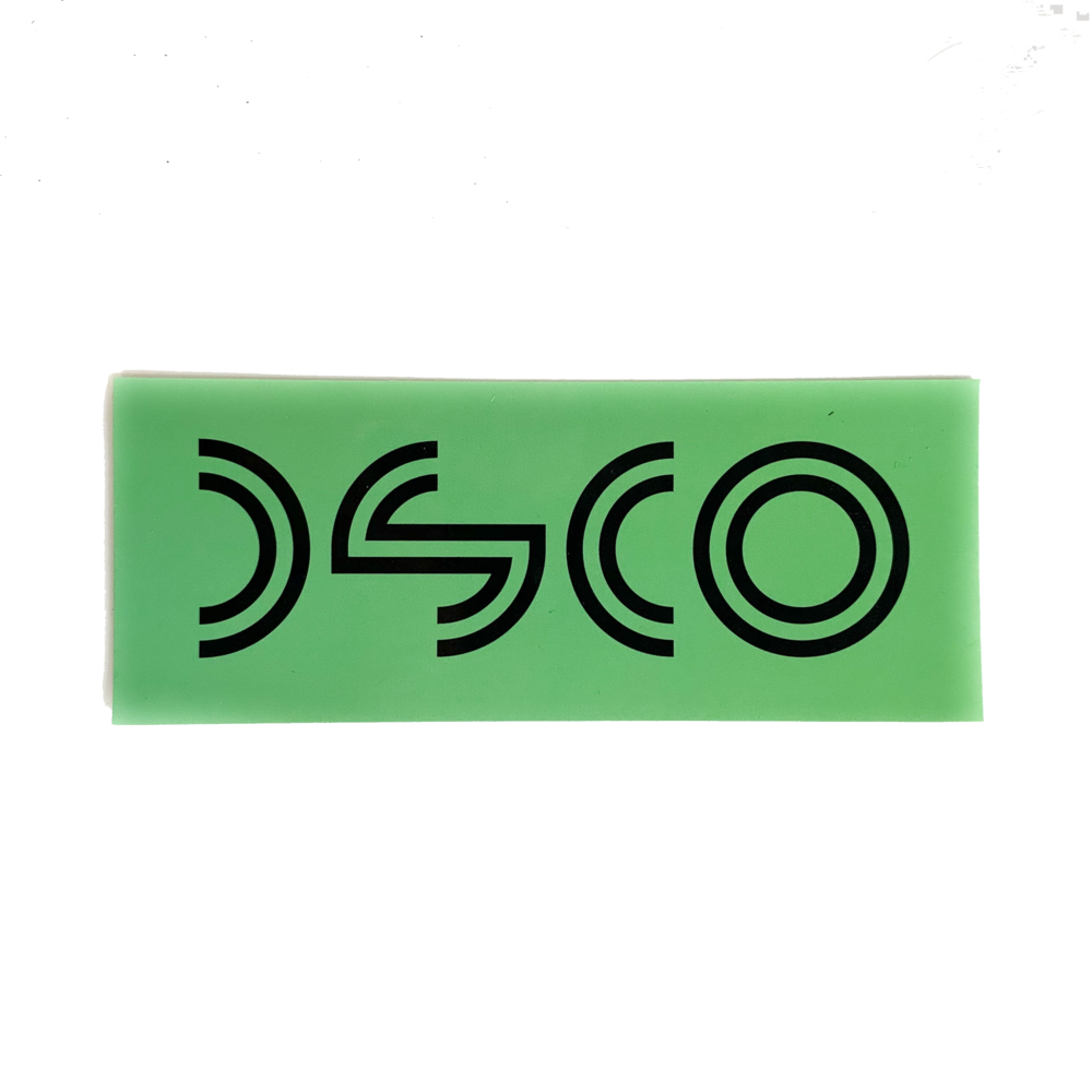 DSCO Sticker Logo Green