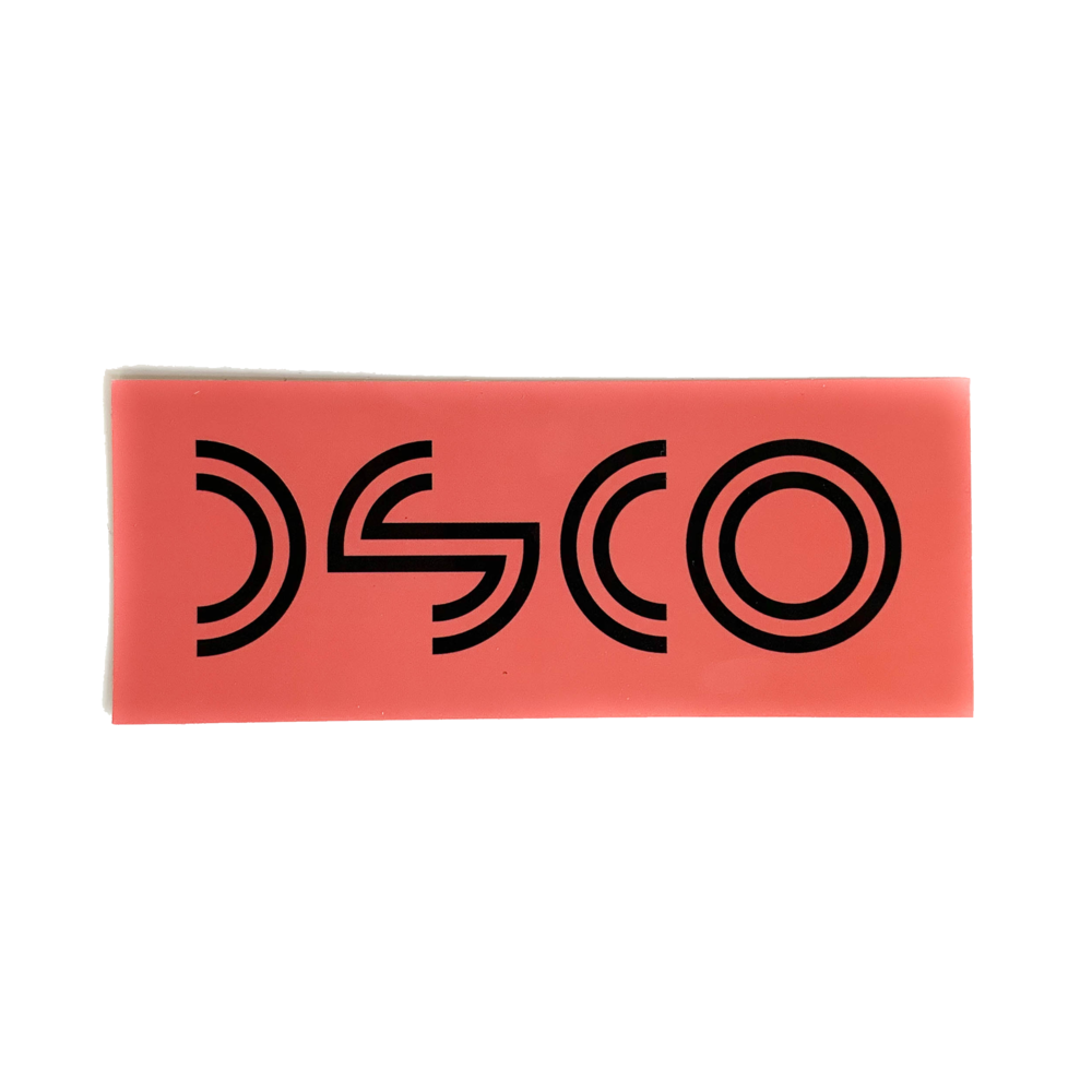 DSCO Sticker Logo Pink