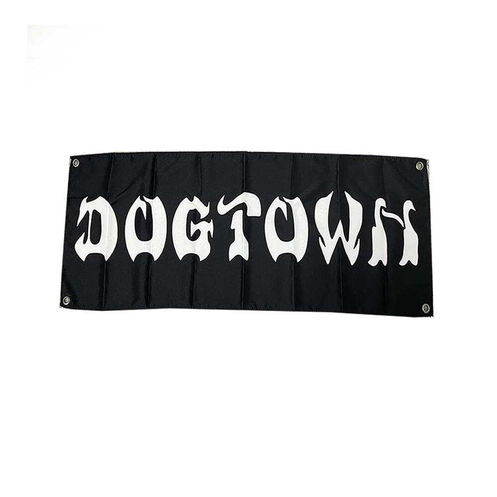 Dogtown Bar Flag Logo Black/White
