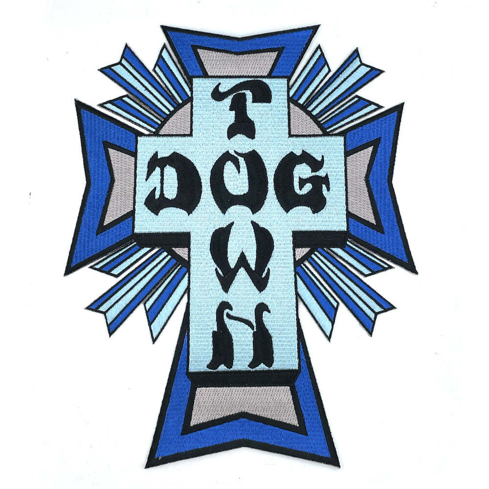 Dogtown Patch Cross Logo Blue (Large) 