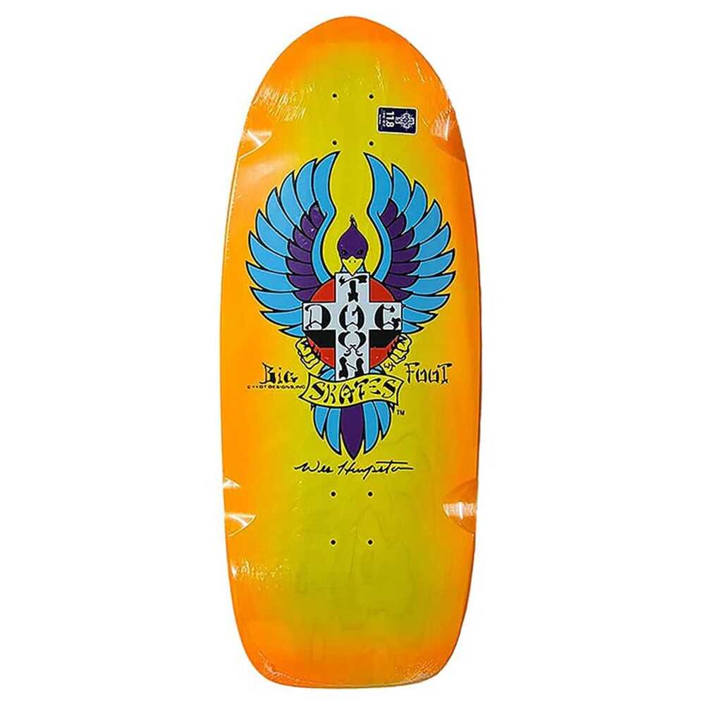 Dogtown Deck 11.875 Big Foot OG 70s Rider Yellow/Orange Fade