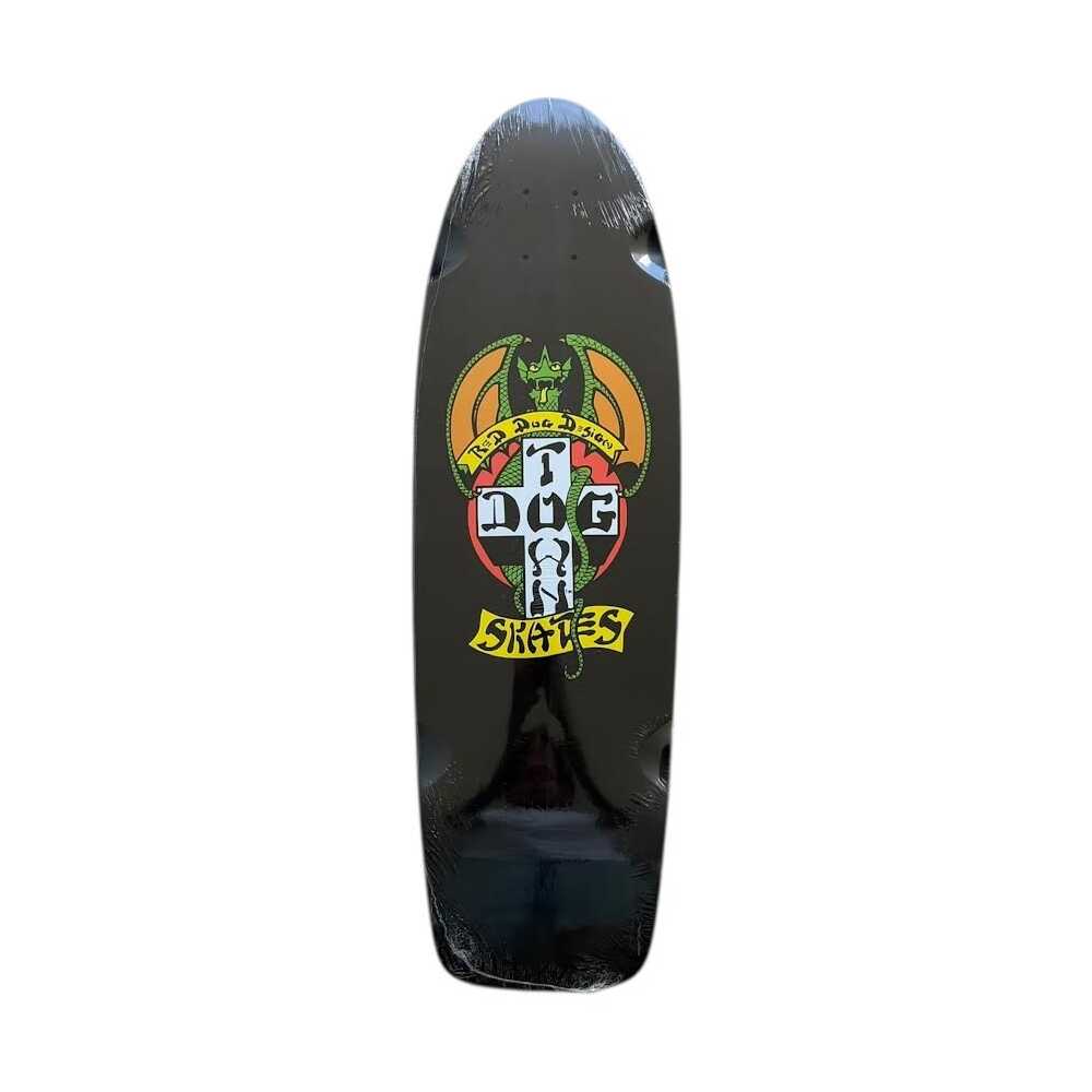 Dogtown Deck 9.0 Red Dog OG 70s Classic Black Dip