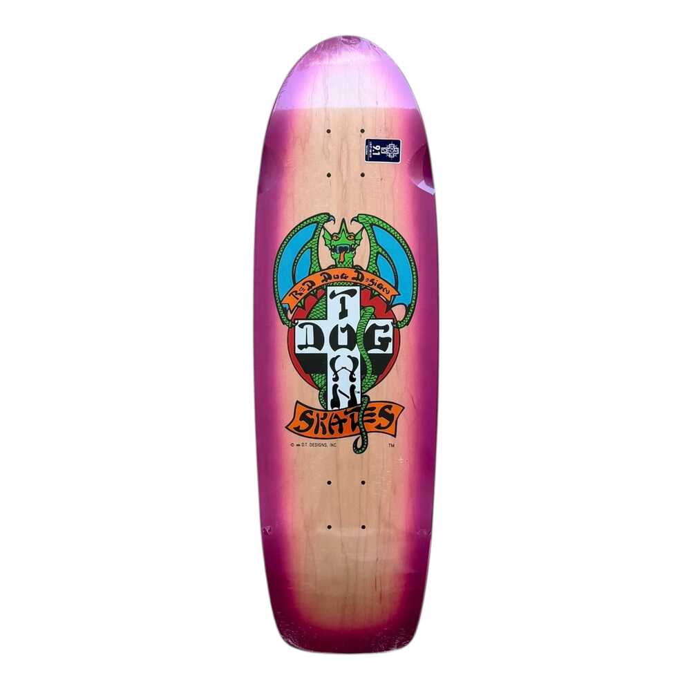 Dogtown Deck 9.135 Red Dog OG 70s Rider Natural/Purple Fade