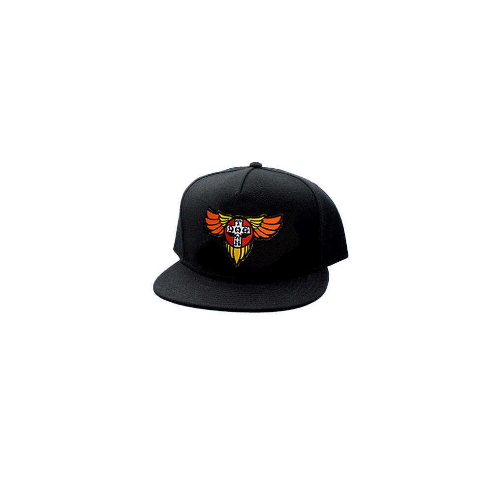 Dogtown Hat Wings Patch OG 70s Snapack Black