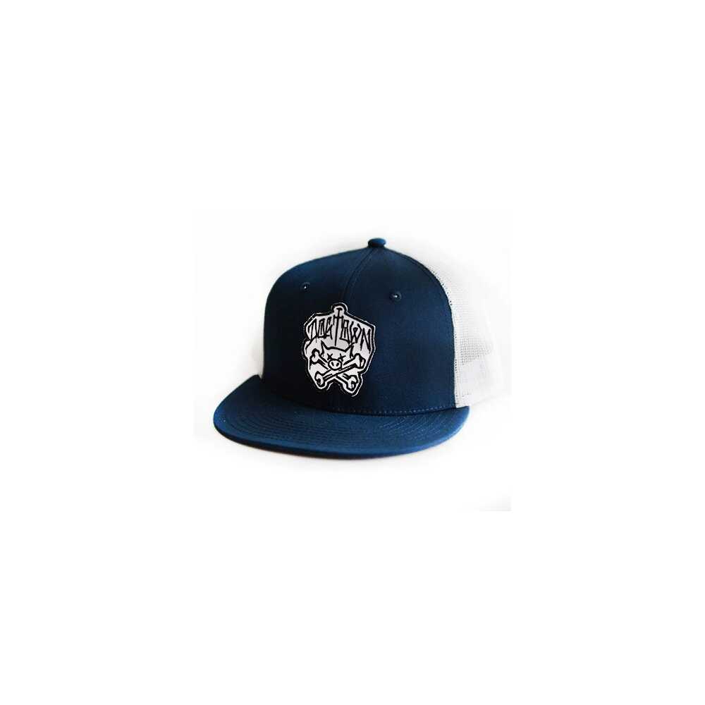 Dogtown Hat Pig & Bones Mesh Snapback Navy/White