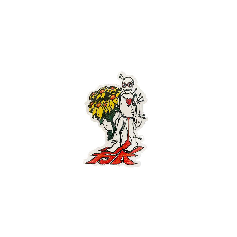 Dogtown Sticker 3.75" Bryce Kanights Flower Guy