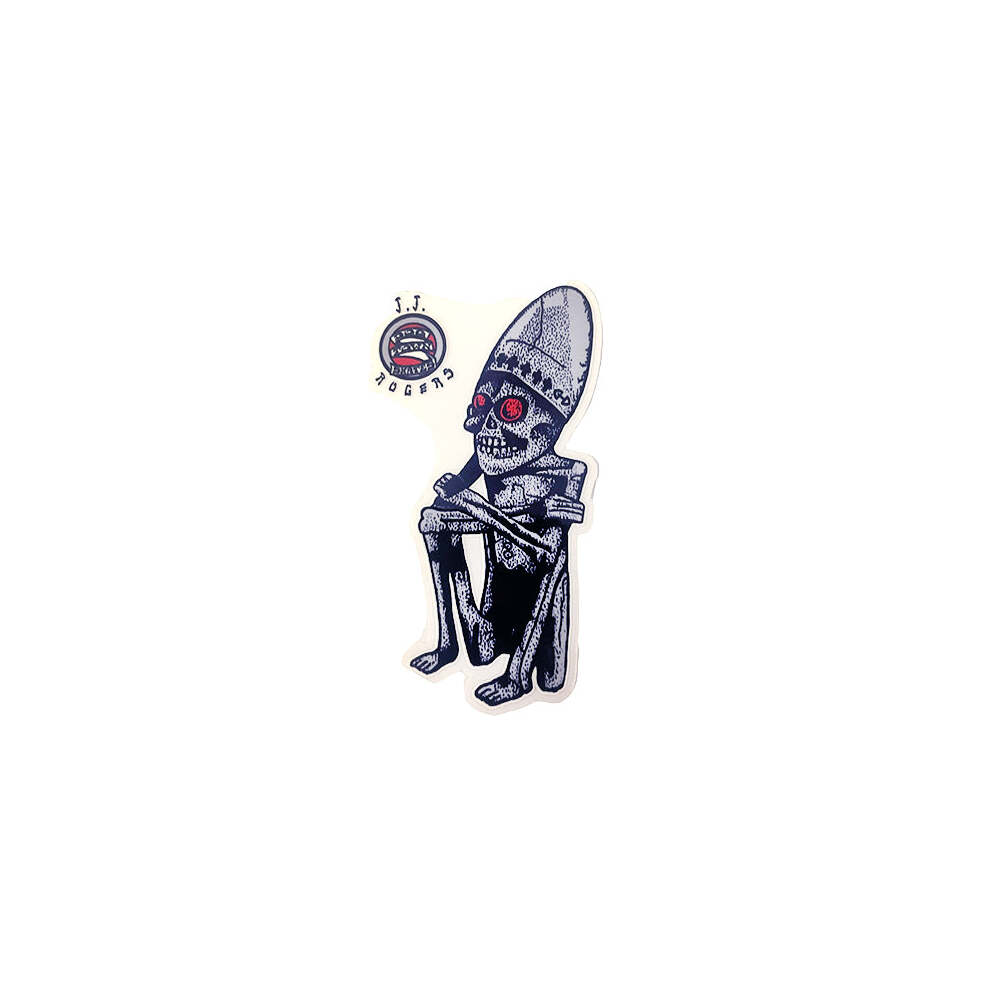 Dogtown Sticker 3.75" JJ Rogers God Of Death