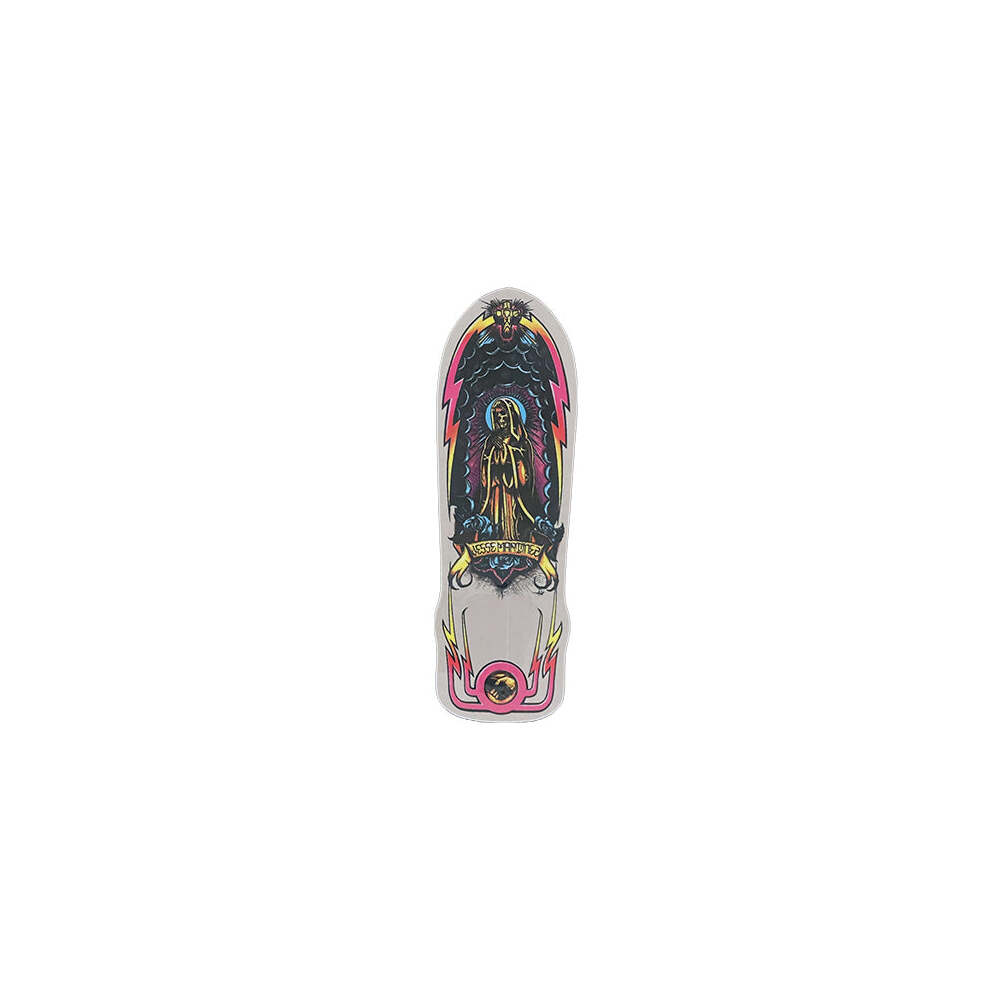 Dogtown Sticker 5" Jesse Martinez Guadalupe Handshake Silver