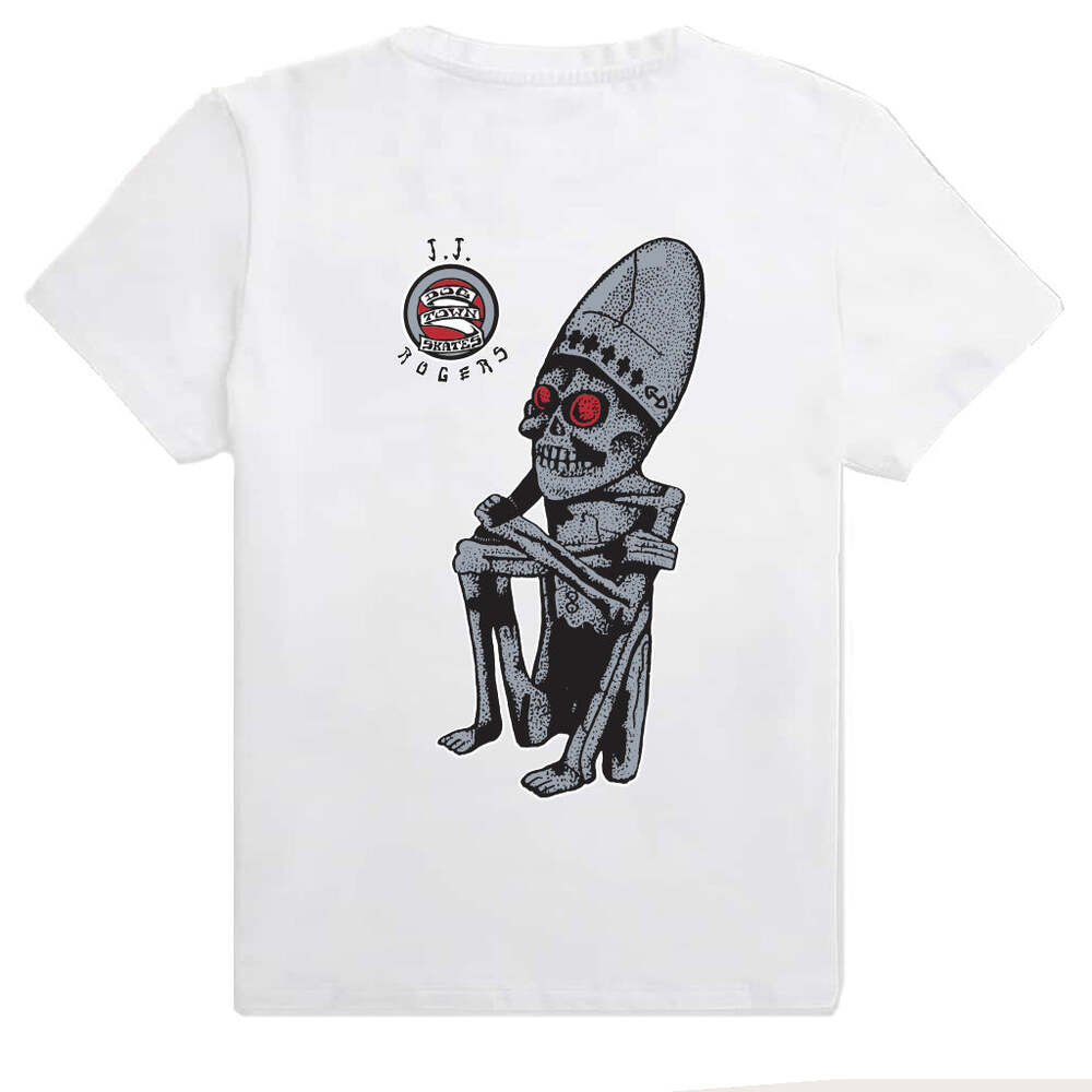 Dogtown Tee (2XL) JJ Rogers God of Death White