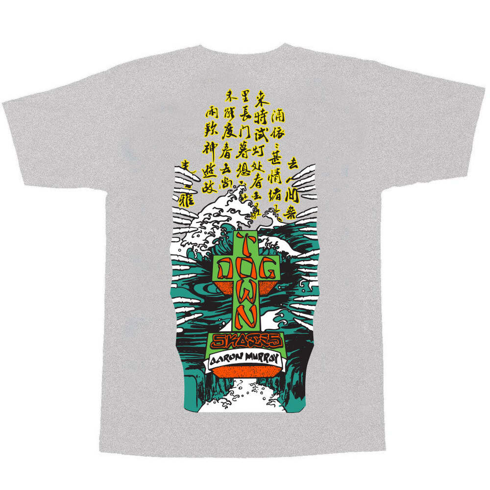 Dogtown Tee (S) Aaron Murray Kanji Athletic Grey