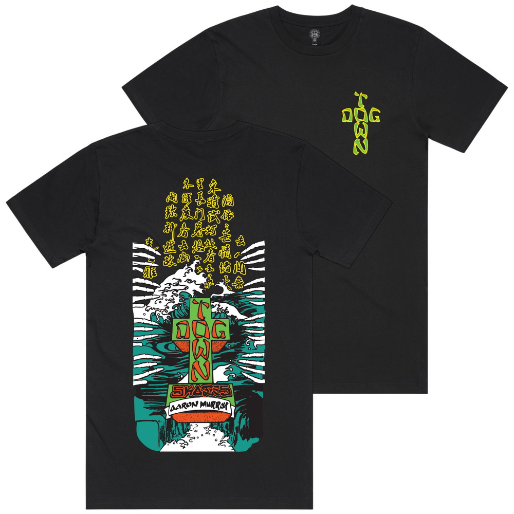Dogtown Tee Aaron Murray Kanji Athletic (S) Black