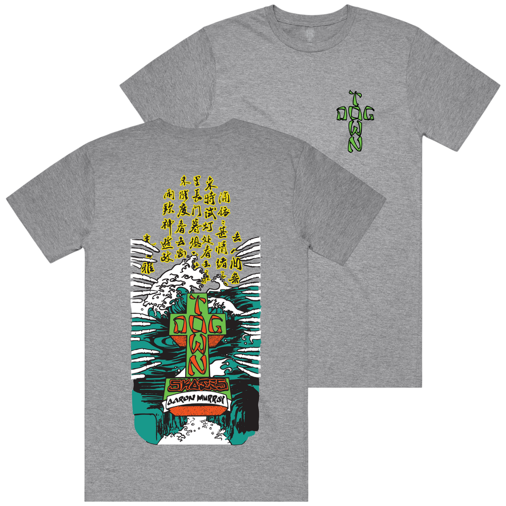 Dogtown Tee Aaron Murray Kanji Athletic (S) Grey Marle
