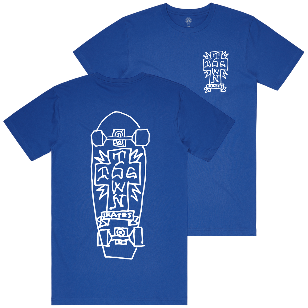 Dogtown Tee Gonz 2 (S) Bright Royal