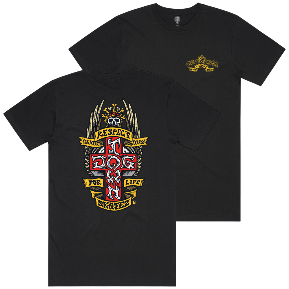 Dogtown Tee Respect (S) Black