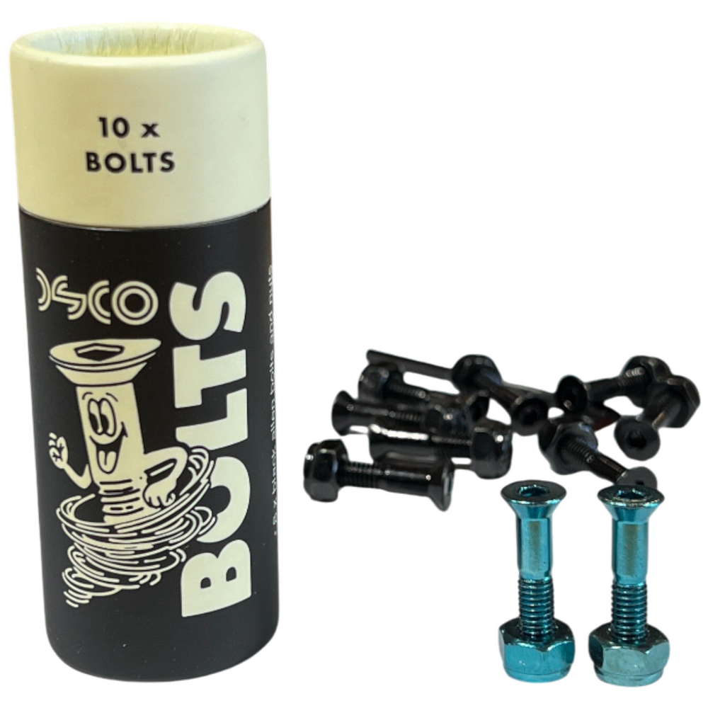 DSCO Bolts 7/8 Inch 8 x Black 2 x Blue