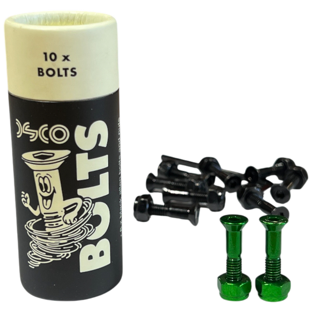 DSCO Bolts 7/8 Inch 8 x Black 2 x Green