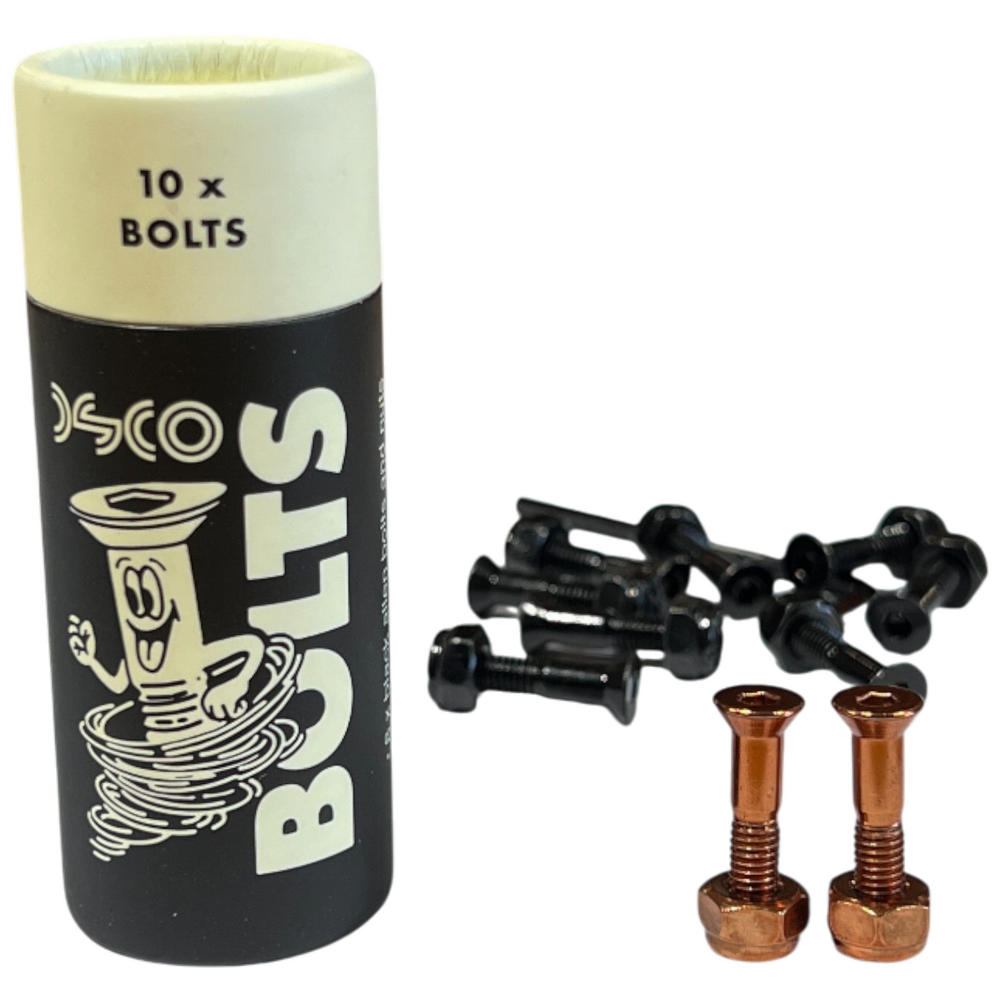 DSCO Bolts 1 Inch 8 x Black 2 x Rose Gold