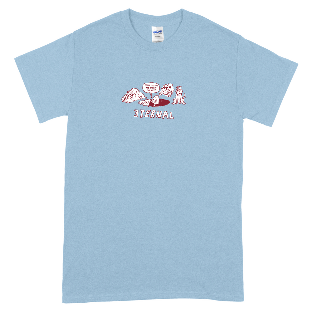 Eternal Tee (L) Dirt Light Blue