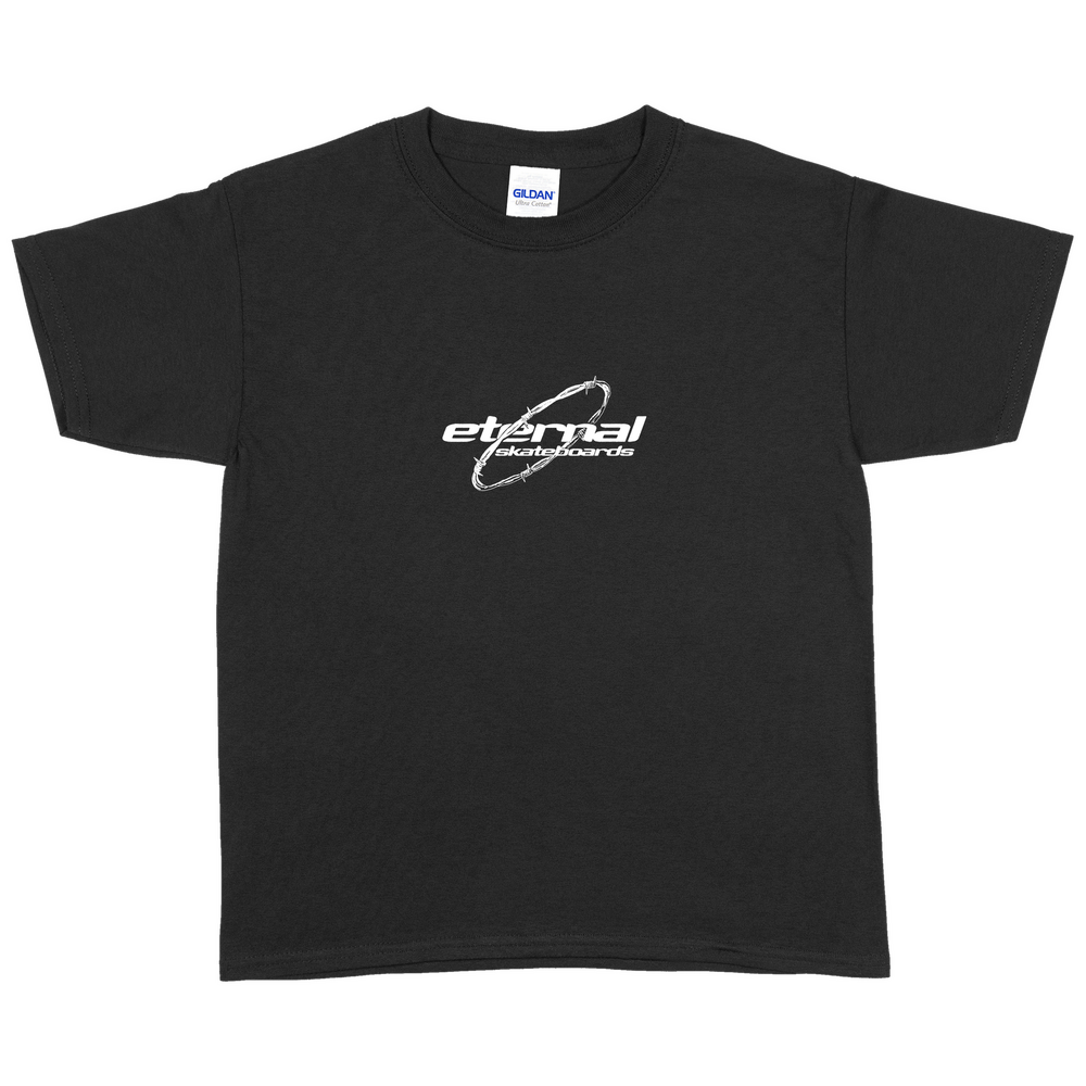Eternal Youth Tee (L) Barbed Wire Black