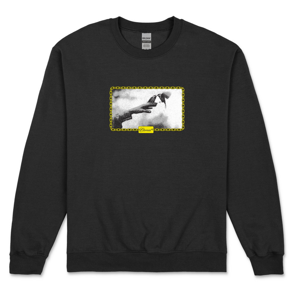 Eternal Sweater (M) Birds Black