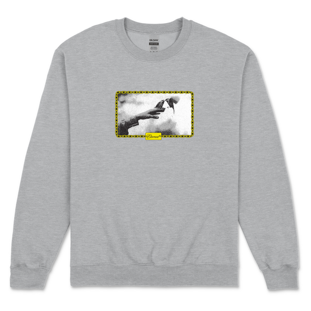 Eternal Sweater (M) Birds Sports Grey