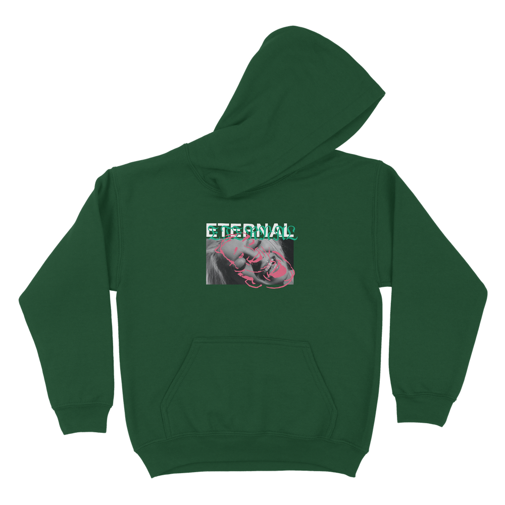 Eternal Hoodie (L) Smile Forest Green