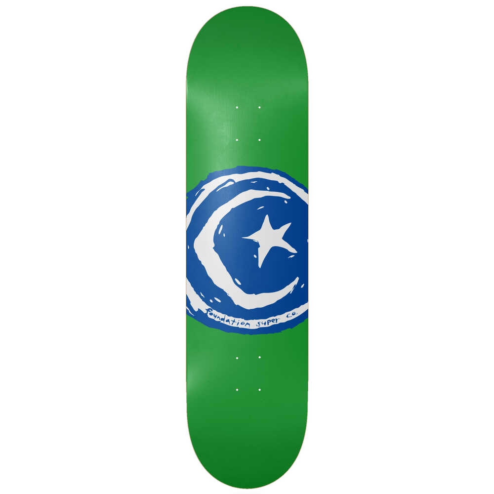 Foundation Deck 8.25 Star & Moon Green