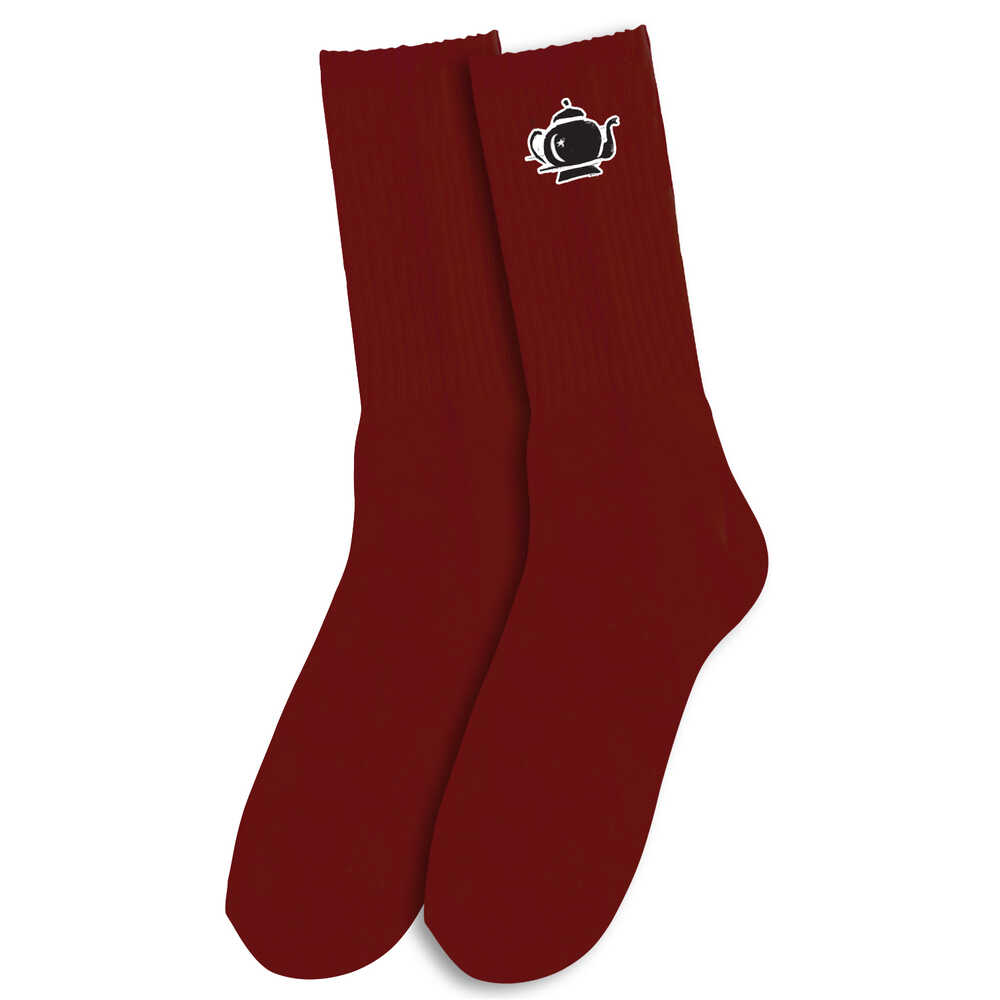 Foudation Socks Teapot Red