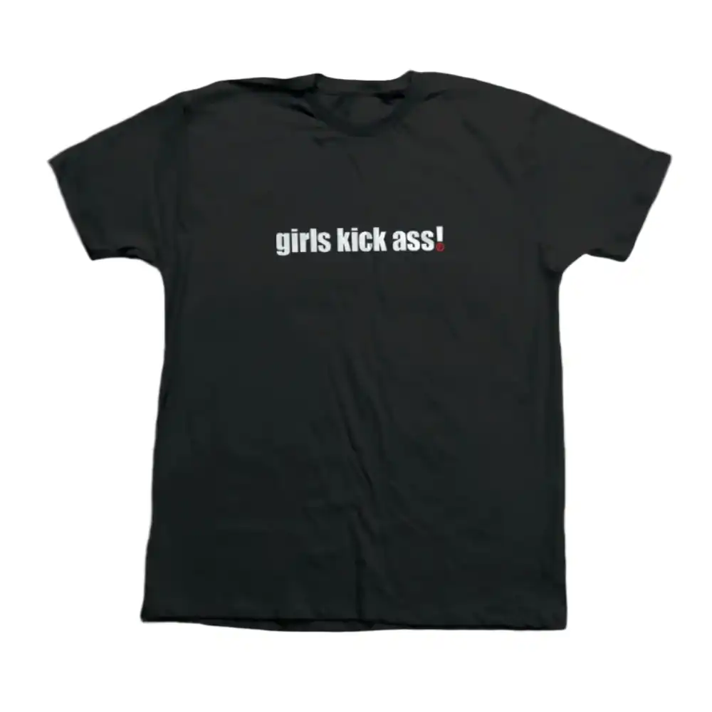 Foundation Tee (XS) Girls Kick Ass Black