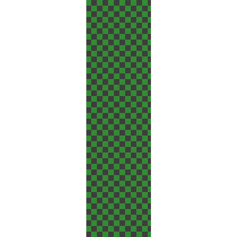 Fruity Griptape (9"x33") Black/Green Checkers Single Sheet
