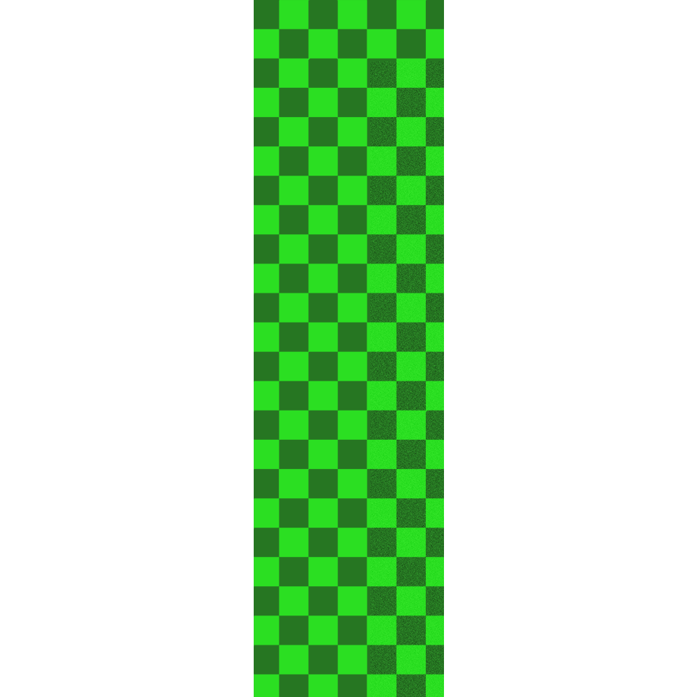 Fruity Griptape (9"x33") Green/Lime Checkers  Single Sheet