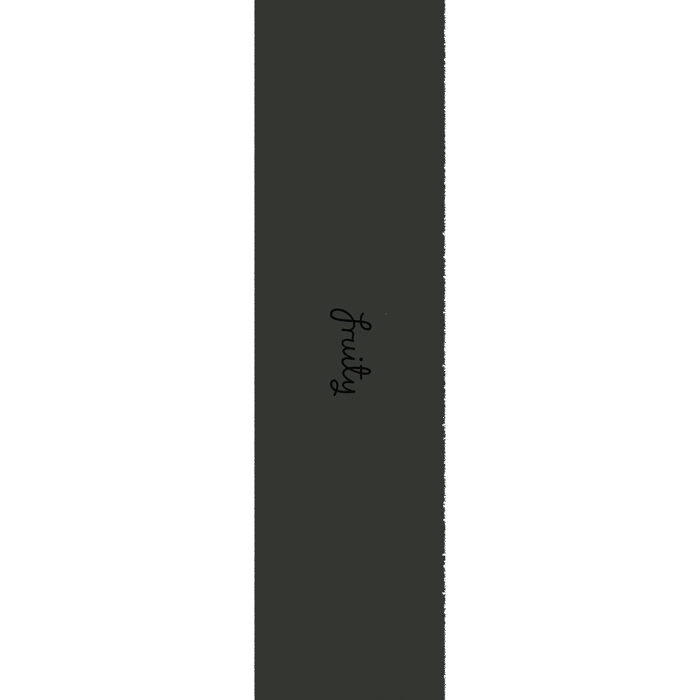 Fruity Griptape (9"x33") Dirty Uranium w/ Black Logo (Glow in the Dark) Single Sheet