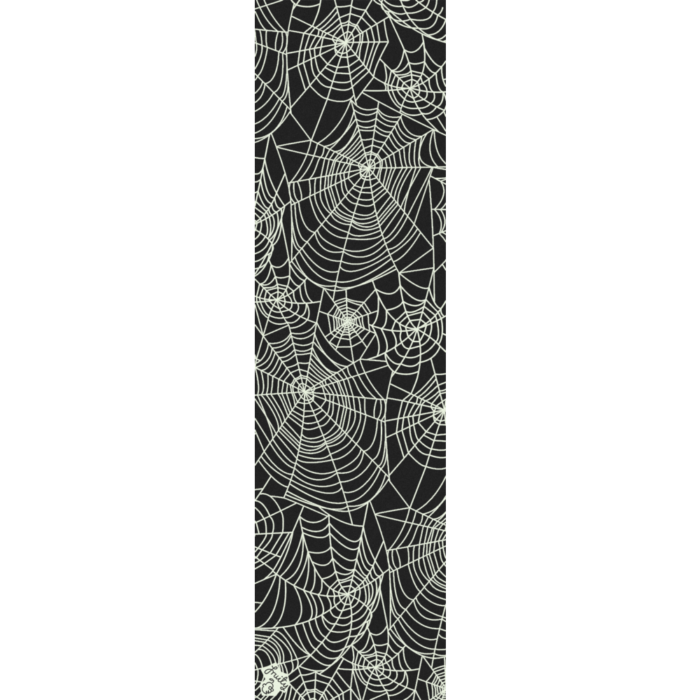 Fruity Griptape (9"x33") Spider Cob Webs (Glow in the Dark) Single Sheet