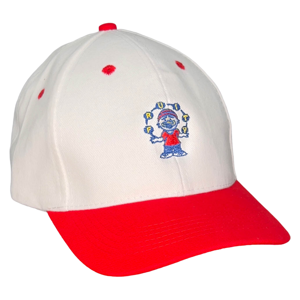Fruity Hat Juggler Two Tone White/Red