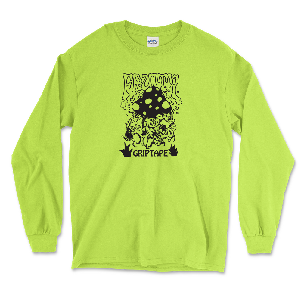 Fruity LS Tee (S) Ritual Safety Green