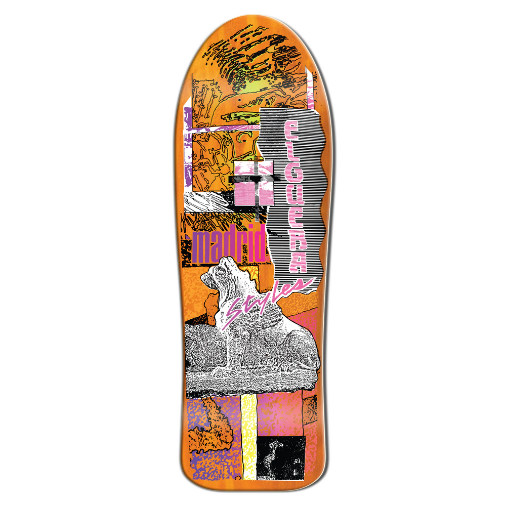 Madrid Deck 9.75 Mad Club El Gato Orange