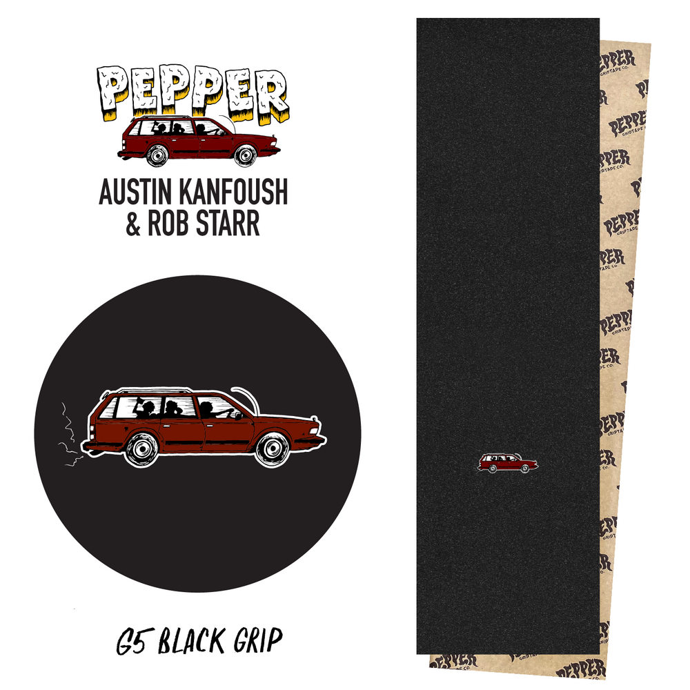 Pepper Griptape (9.0 x 33.5) G5 Kanfoush Wagon