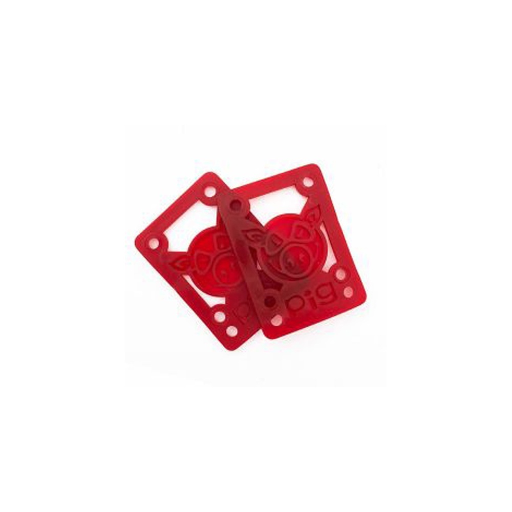 Pig Risers 1/8 Inch Soft Red 3mm