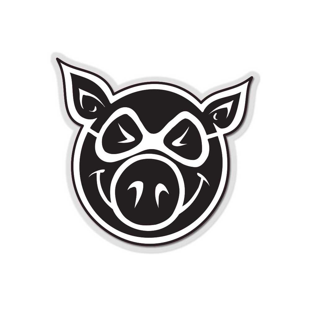 Pig Sticker Head Single