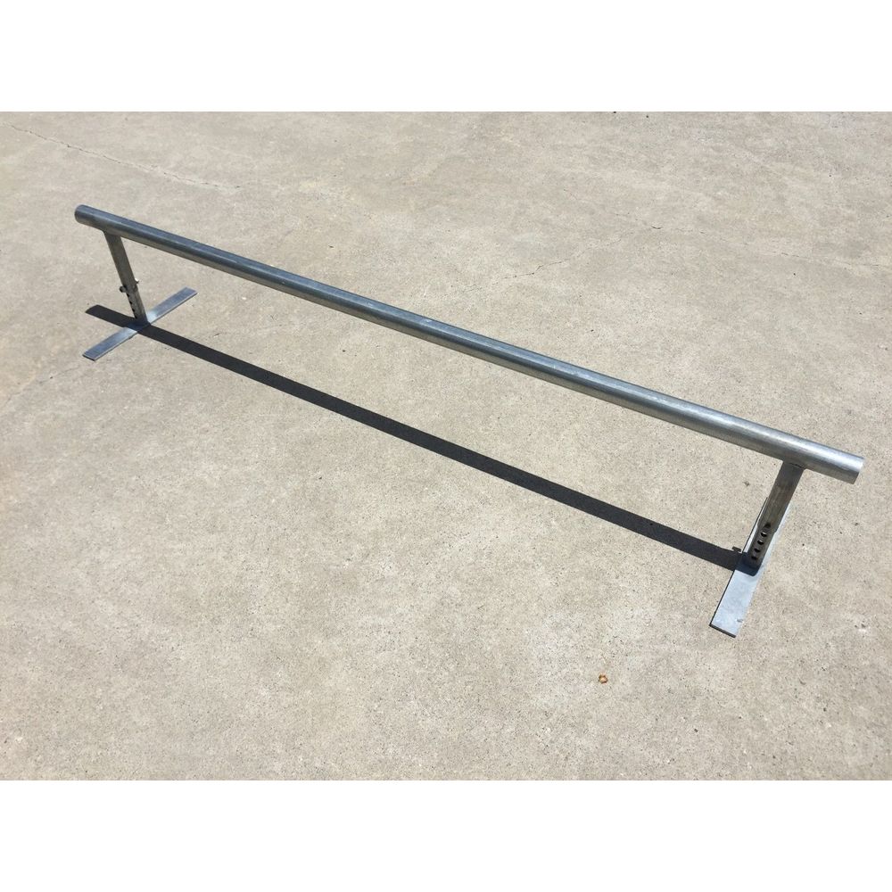 Trinity Flat Bar Round Grind Rail 2m Long with Adjustable Height