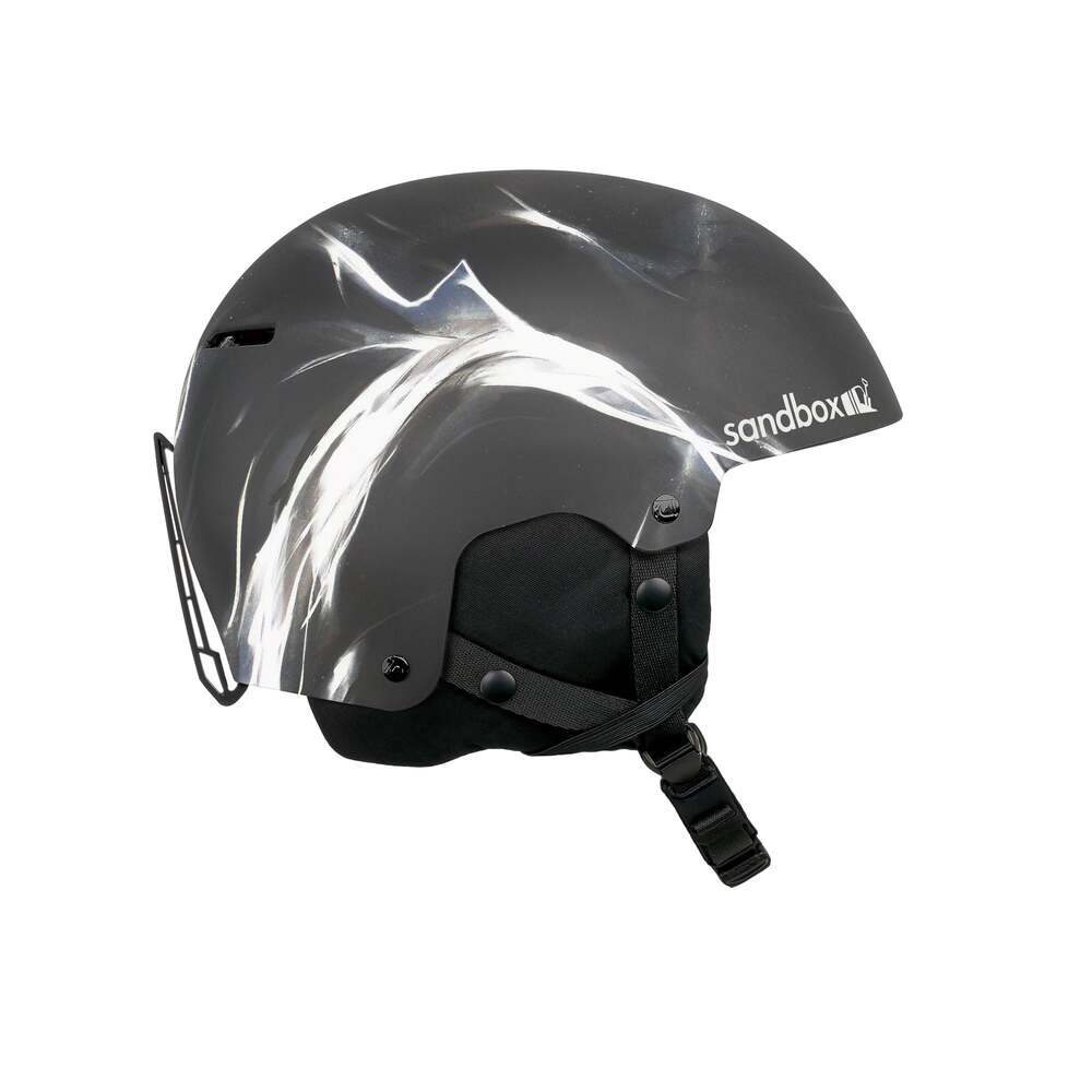 Sandbox Helmet (S) Icon Snow Black Sheone