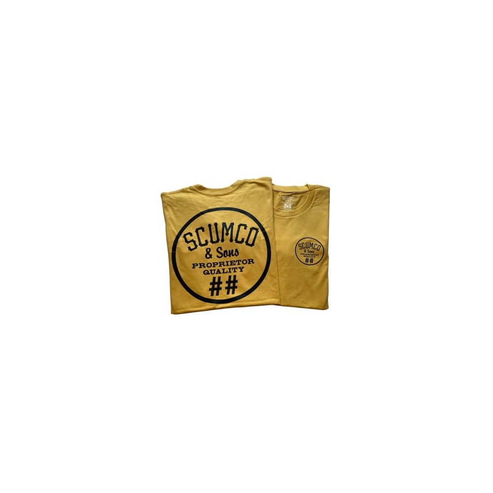 Scumco Tee (M) Gold Logo
