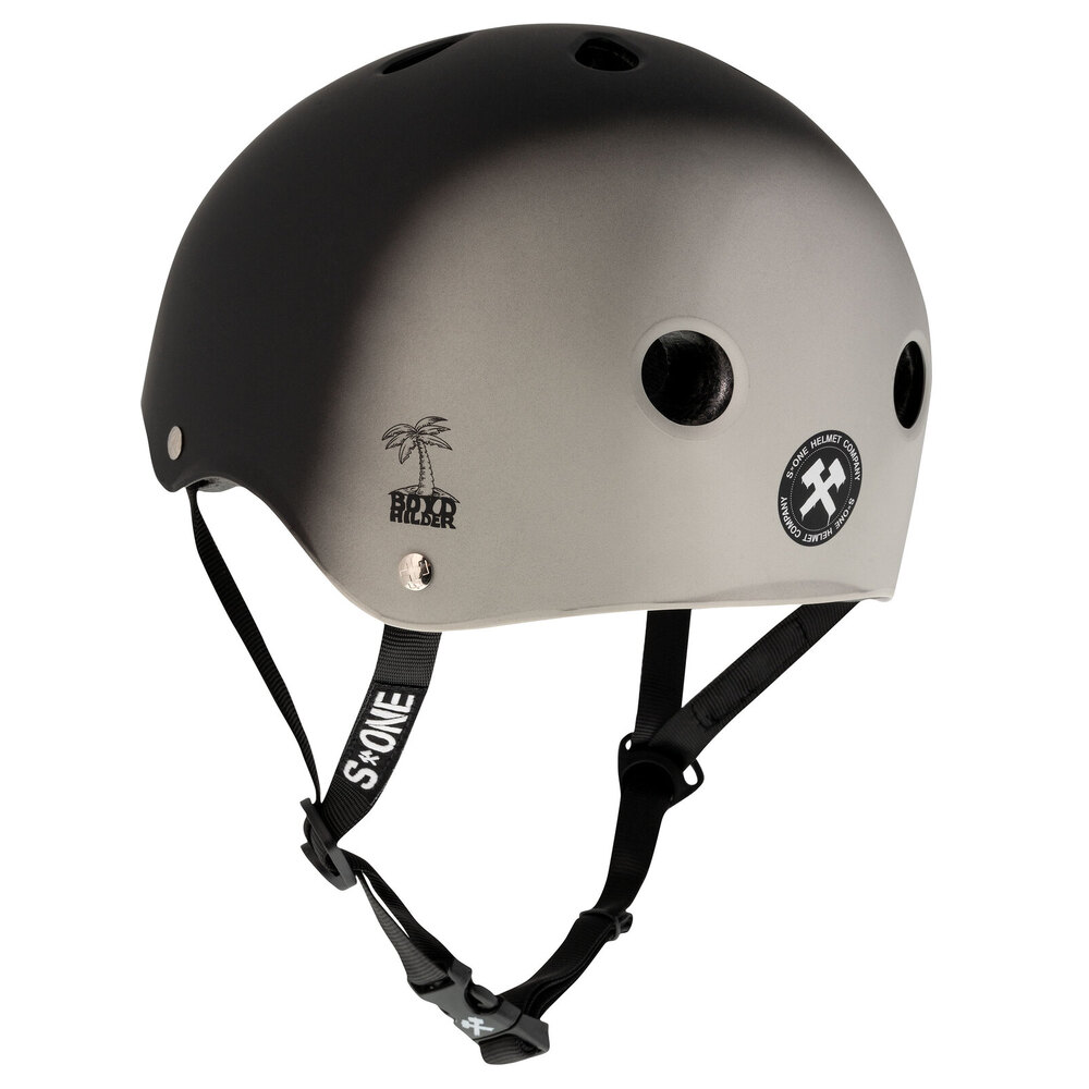 S-One Helmet Lifer (XS) Black/Grey Fade Boyd Hilder 