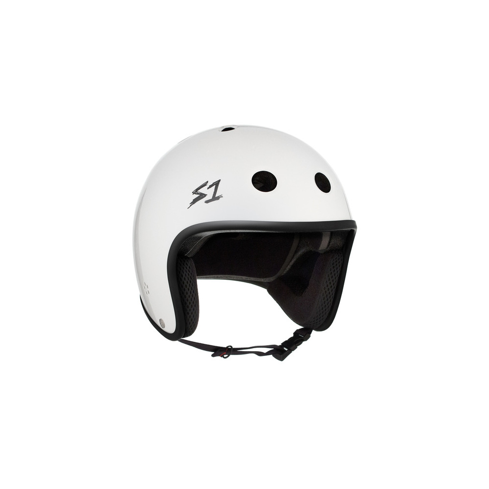 S-One Helmet Retro Lifer (S) White Gloss