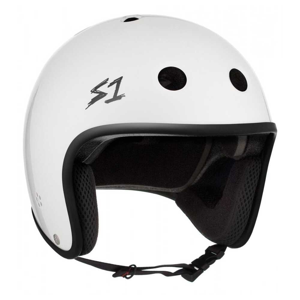 S-One Helmet Retro Lifer White Gloss