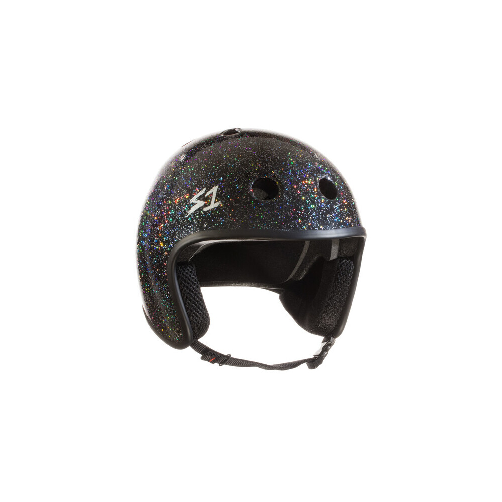 S-One Helmet Retro Lifer (XS) Black Gloss Glitter