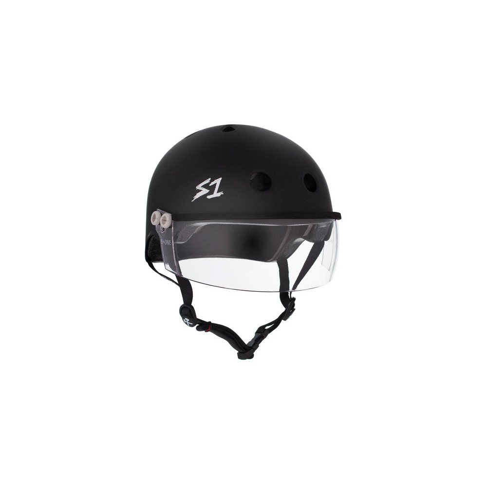 S-One Helmet Lifer Visor (XS) Black Matte 