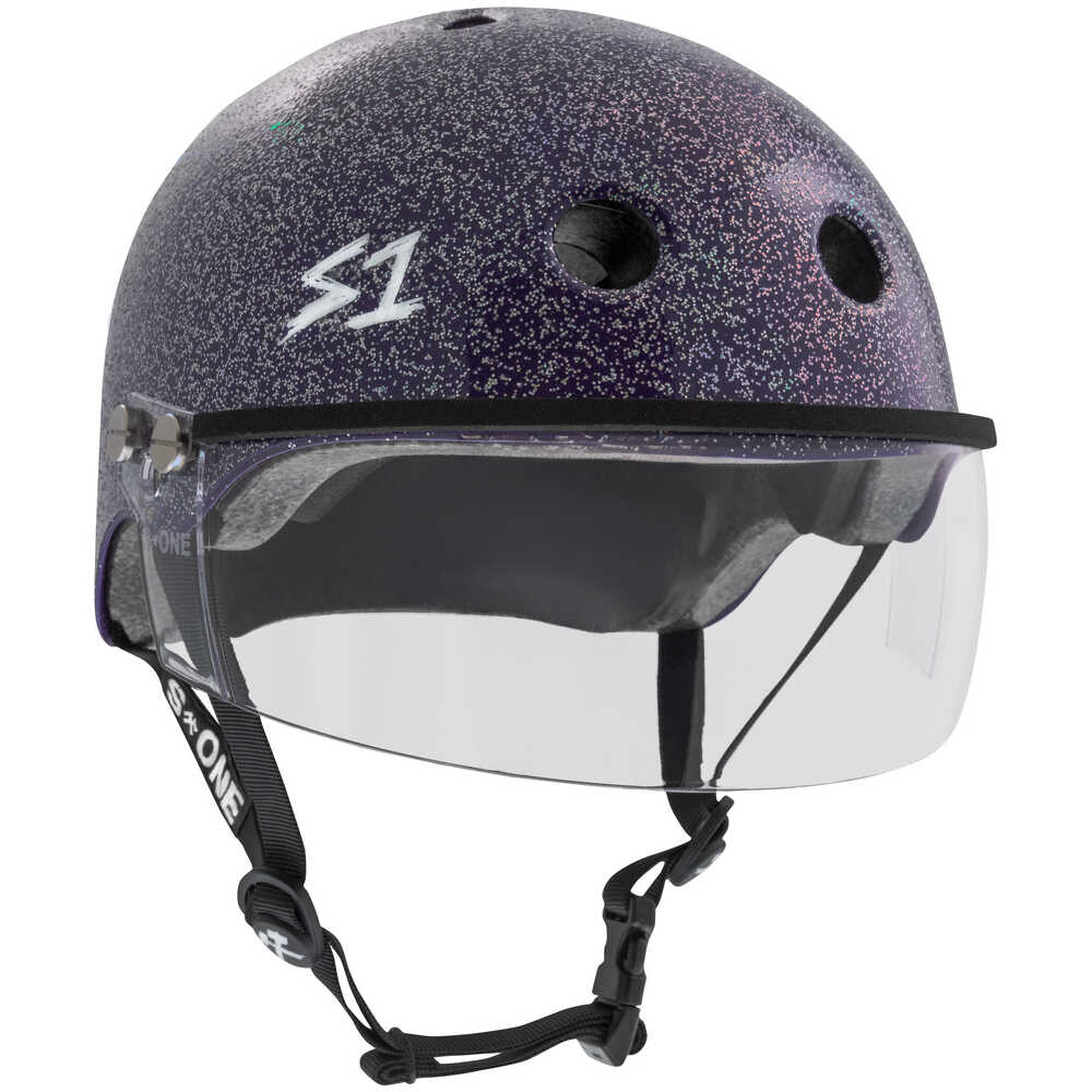 S-One Helmet Lifer Visor (XS) Purple Gloss Glitter