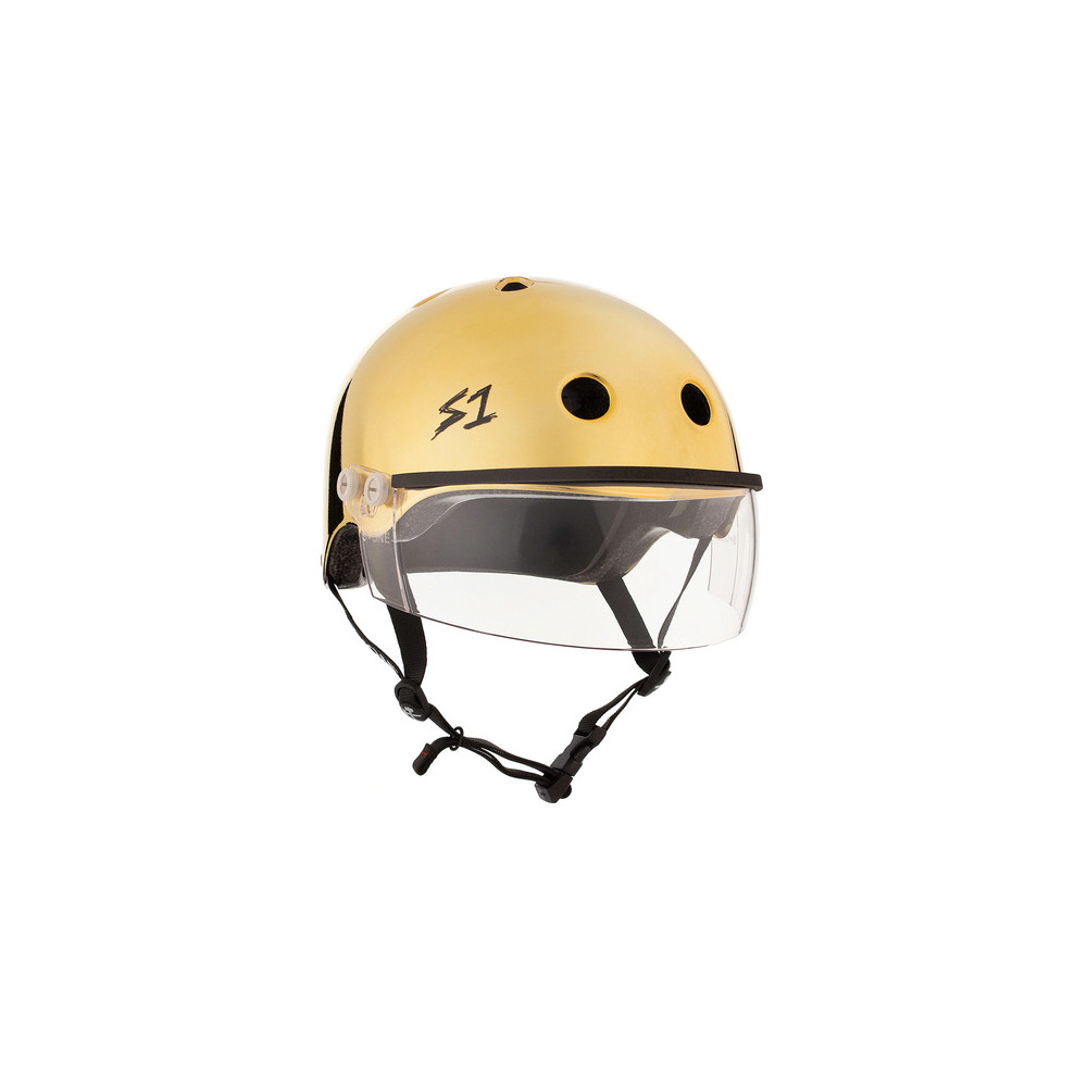 S-One Helmet Lifer Visor (XS) Gold Mirror